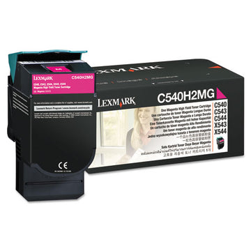 Lexmark™ C540h2mg High-yield Toner, 2,000 Page-yield, Magenta freeshipping - TVN Wholesale